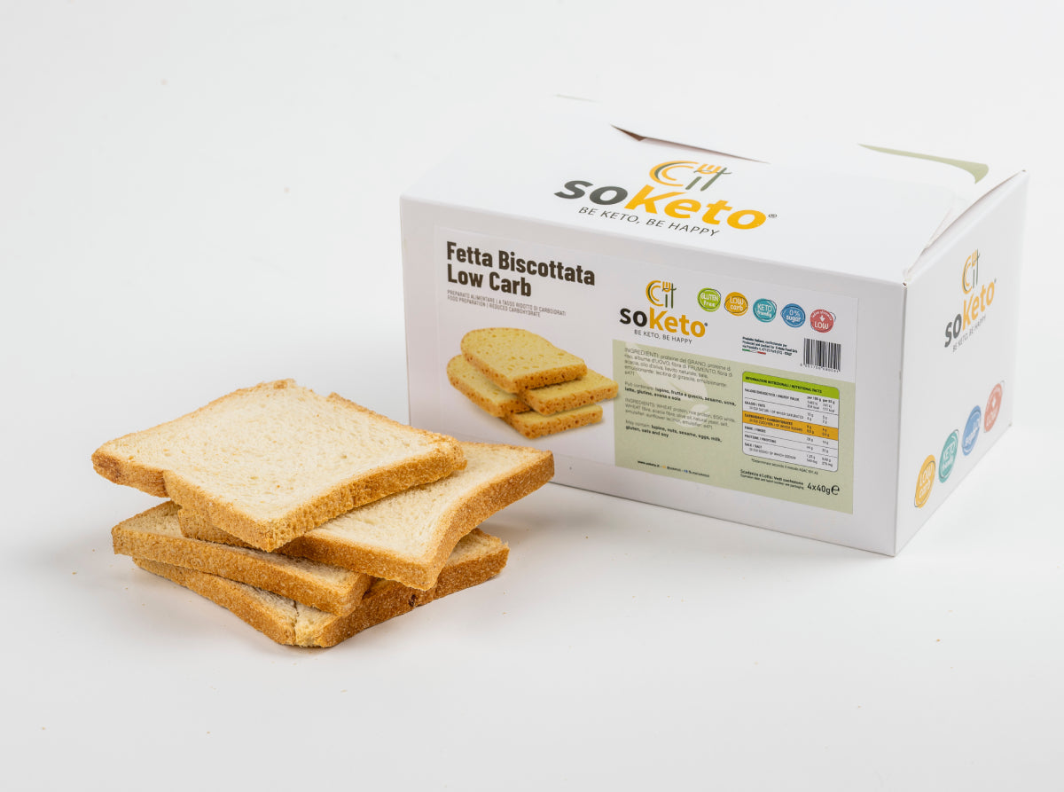 Fette Biscottate Keto Low Carb 0% di zuccheri