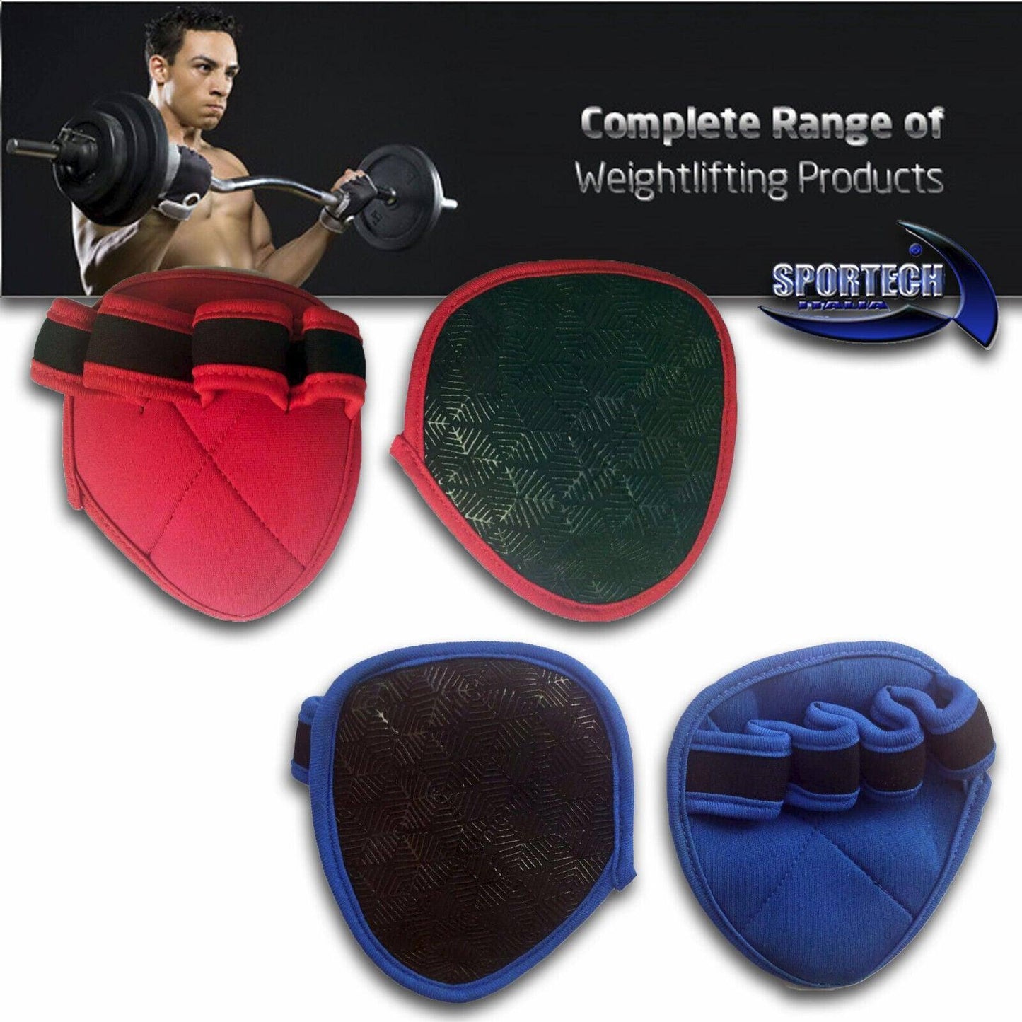 Grip Pads presine allenamento bilanciere palestra pesistica pesi