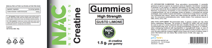NAC Nutrition Creatina Gummies 1.5 grammi per caramella