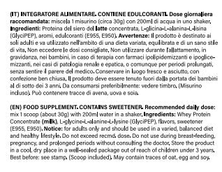 NAC Nutrition Concentrate Whey Protein 900 grammi