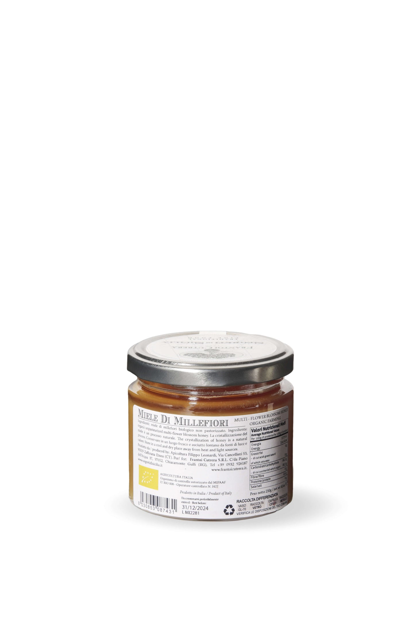 Miele di Millefiori BIO siciliano