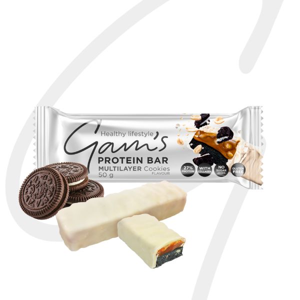 Gam's Barretta Proteica Multistrato Cookies 50 grammi