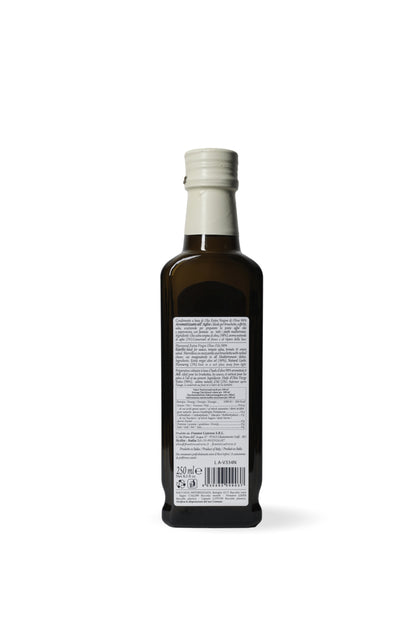 Condimento a base di olio extra vergine di oliva 98% aromatizzato all'aglio