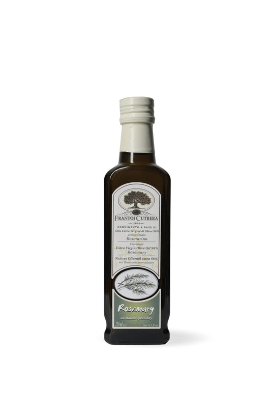 Condimento a base di olio extra vergine di oliva 98% aromatizzato al rosmarino