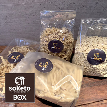 "BOX MIX PASTA" Pasta Low Carb e RISO per Dieta Keto | Proteica | 1% Zuccheri | 36% Proteine