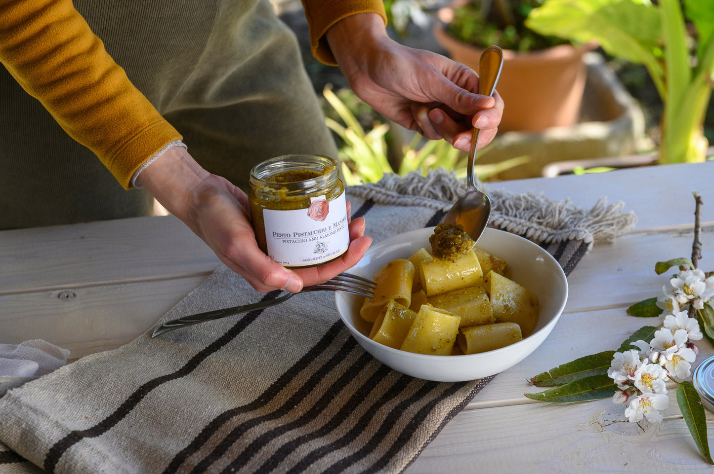 Pesto pistacchio e mandorle – Segreti di Sicilia