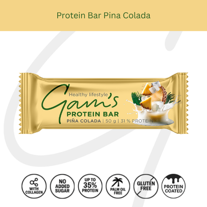 Gam's Barretta Proteica Pina Colada 50 grammi