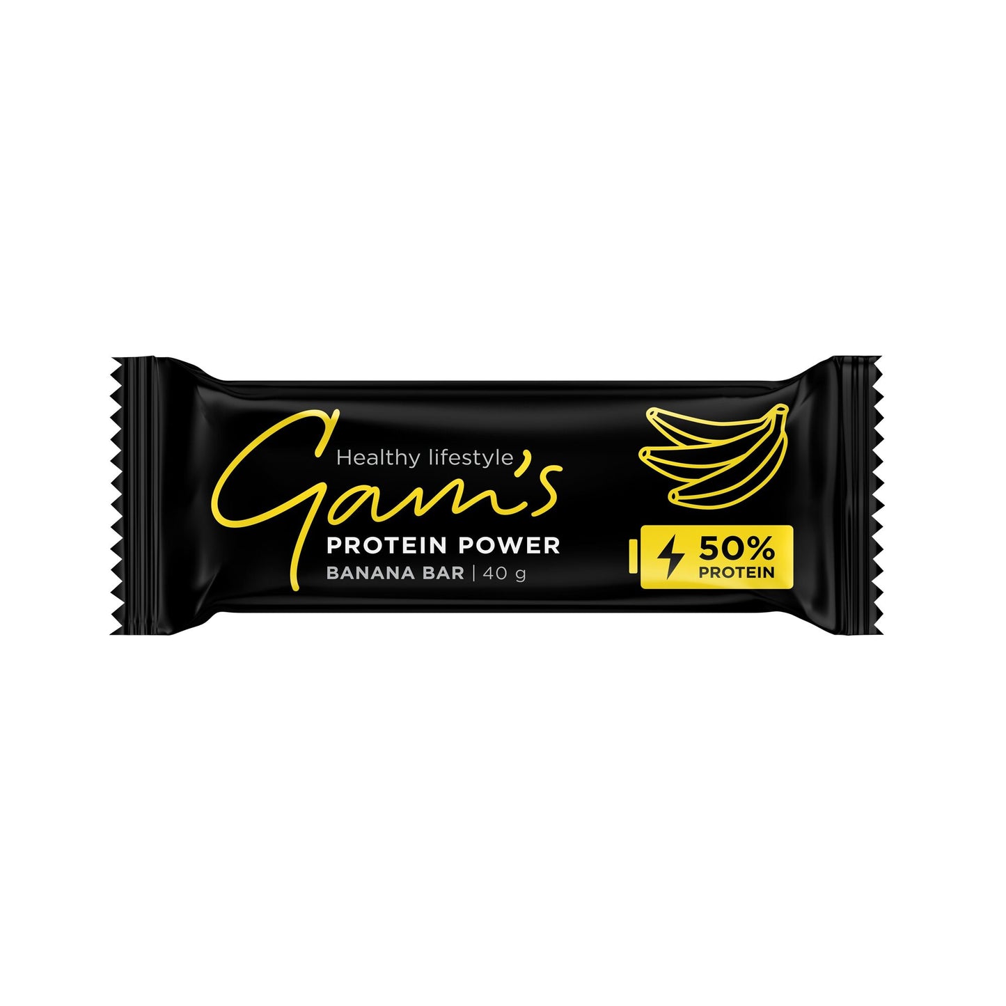Gam's Barretta Proteica Power Banana 50% Proteine - 40 grammi