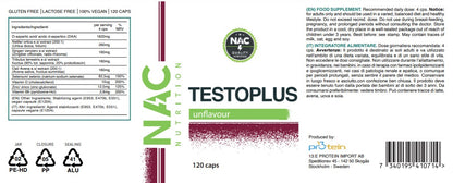 NAC Nutrition Testo plus 120 compresse