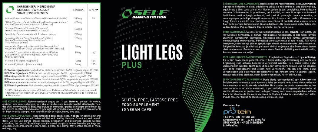 Self Omninutrition - Light Legs Plus-  90 compresse