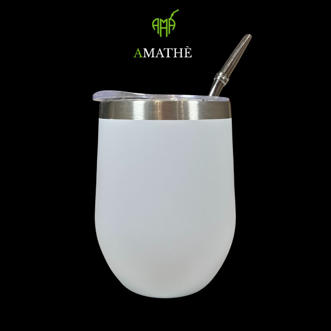 Tazza Bianca con Bombilla