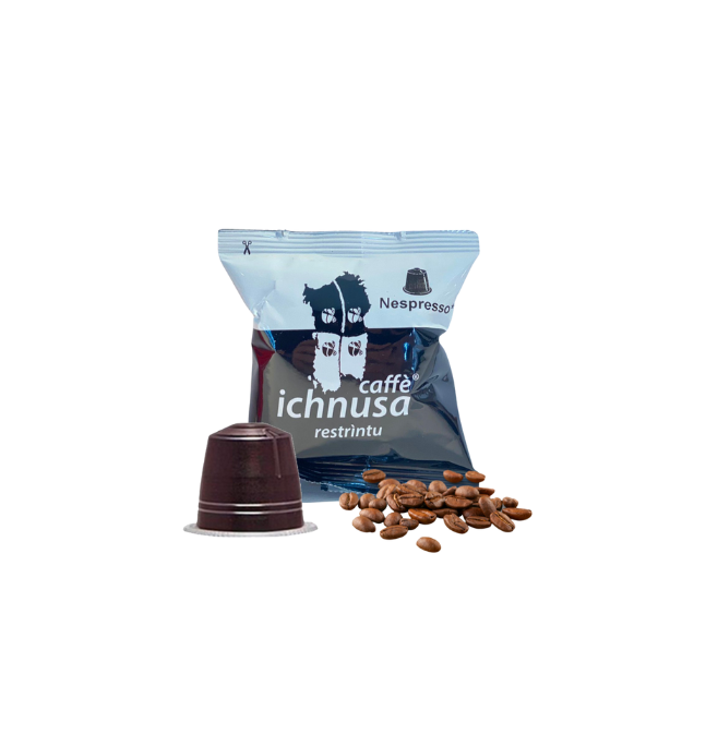 CAFFE ICHNUSA - RESTRINTU- CAPSULE COMPATIBILI CON MACCHINE A MARCHIO Nespresso®* - 50 capsule