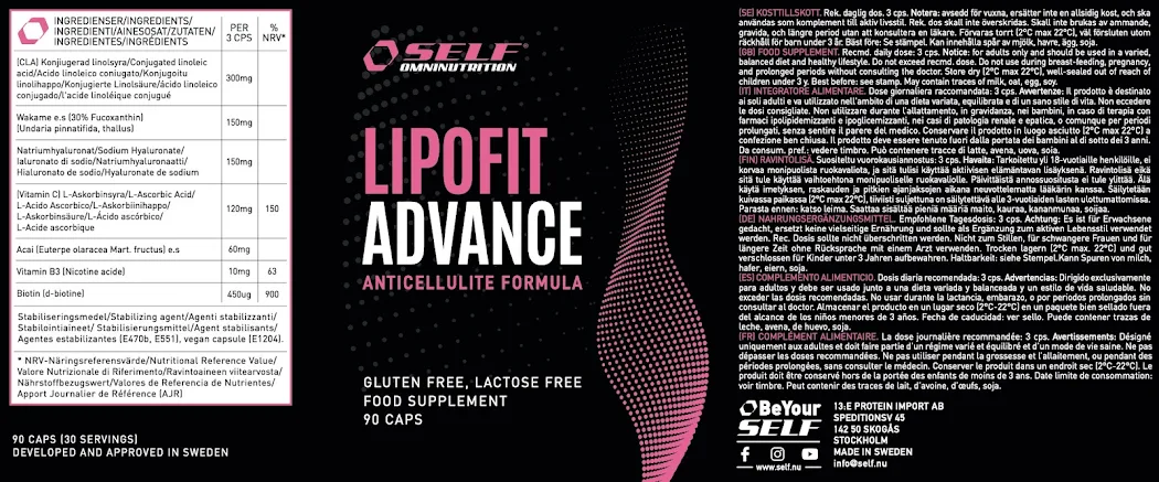 Self Omninutrition - Lipofit Advance - 90 compresse